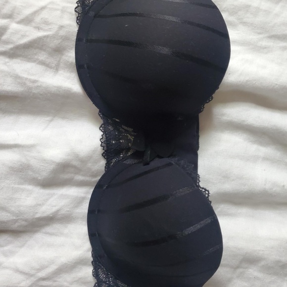 Felina Black Strapless Bra - Size 34B - Picture 4 of 5
